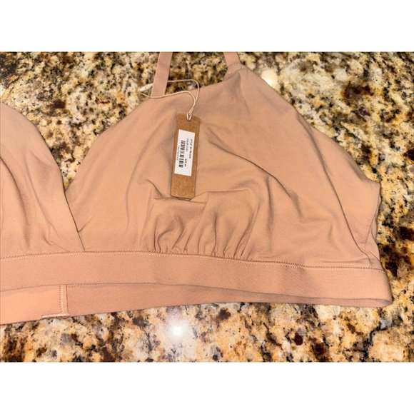 NWT-SKIMS Fits Everybody Crossover Bralette/Color Clay/ Size 4XL/BR-TRI-0235 - Picture 3 of 8
